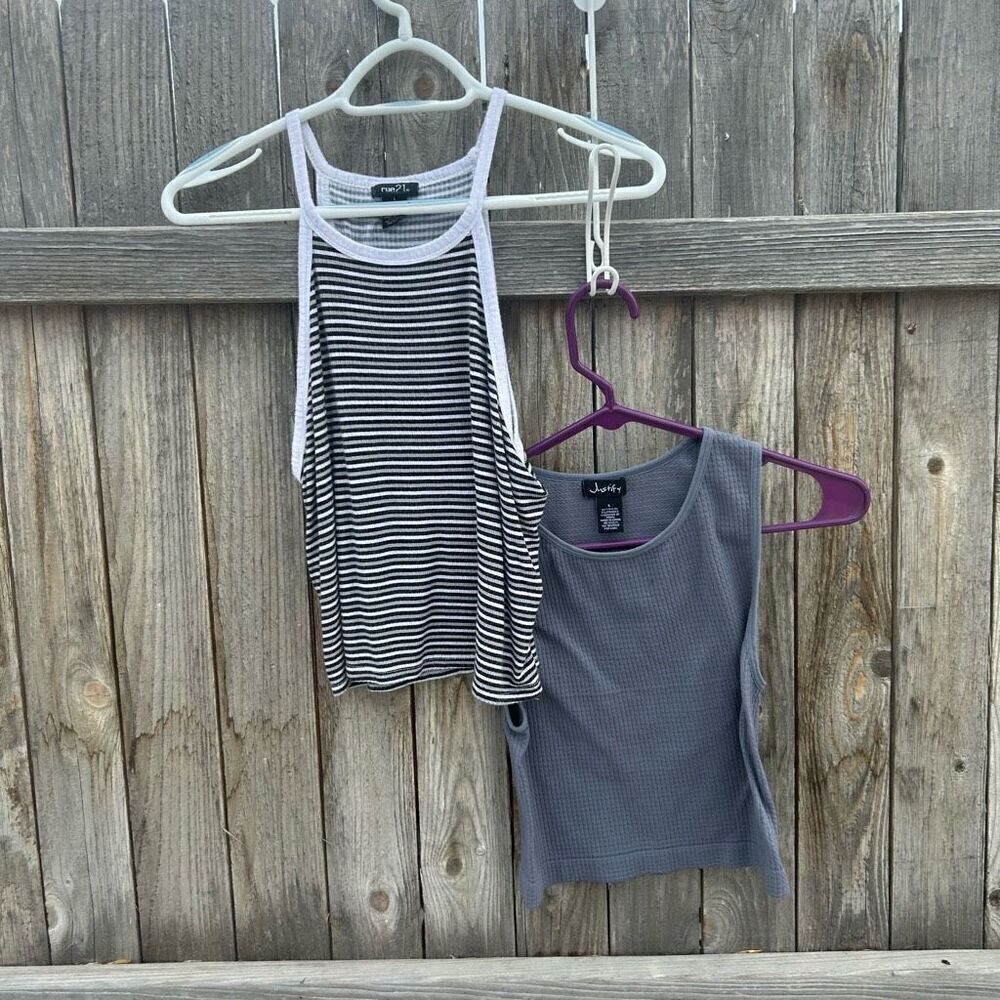 Bundle two tank tops bralette tops size junior large